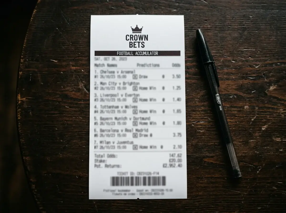 Akumulátorová sázka s více výběry na sázkovém tiketu